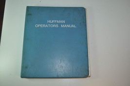 Vintage Huffman Operation Operators Manual CNC Grinder  machine #- HS-75R - $136.79