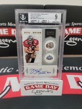 Mike Alstott 2010 National Treasures Ring Of Honor Signatures #/50 Bgs 9/10 - £213.96 GBP