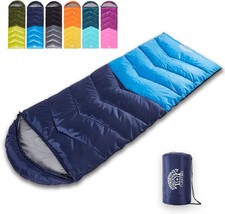 Flantree Sleeping Bag For Adults And Children, 4 Seasons, Warm And Cool Weather, - £32.13 GBP