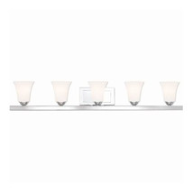 Livex 5 Light Bath Vanity Polished Chrome - $11,071.82 MXN