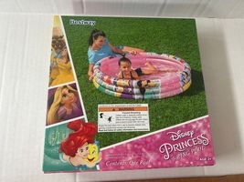 Disney Princess 3-ring Pool Ages 2+ 48” X 48” Bestway New In Box - $13.39