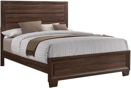 Queen Bed, Medium Warm Brown From Coaster Home Furnishings. - £238.25 GBP