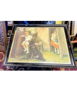 Vintage In Disgrace by C S Breding painting 1905 - £38.49 GBP