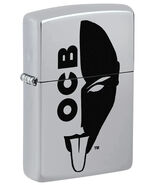 OCB Polished Chrome Half Face Zippo Lighter - $53.30 CAD
