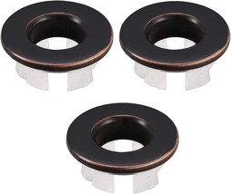 Comelite Kitchen Bathroom Sink Basin Vanity Sink Trim Overflow Cover, Pack Of 3 - £30.36 GBP