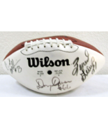 1990&#39;s Houston Oilers 8 Team Members Autographed Wilson NFL Football - J... - $147.51