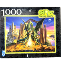 Glow In The Dark Puzzle Guardian Of The Realm 1000 Pieces Vintage Dragon... - £12.96 GBP