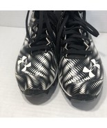 Under Armour Highlight Hi-Top Football Cleats US  3 Youth Black White - $327.48 MXN