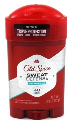 Old Spice Anti-Perspirant 2.6oz Pure Sport+ Soft Solid EXP1/24 - $8.99