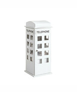British Phone Leather Jewelry Box - White - $47.99