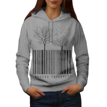 Wellcoda Nature Friendly Code Womens Hoodie, Tree Casual Hooded Sweatshirt - £29.06 GBP