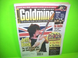 Jeff Beck Cover Goldmine Magazine 1999 Issue British Invasion The Who Beatles - £8.37 GBP