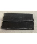 Fiorelli Black Leather Zip Around Wallet Clutch Genuine Cowhide Super Soft - $19.96 CAD