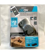 GO ON Desk Hub 3 Outlets 2 USB Ports 6 ft Cord With Mounting Brackets Bl... - €25,47 EUR
