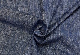 Ballard Designs Parkton Indigo Blue Crypton® Performance Fabric By Yard 54&quot;W - £23.71 GBP