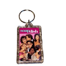 Vintage Keychain SOAP DISH Key Ring Acrylic Fob 1991 ROMANCE MOVIE Param... - $5.89