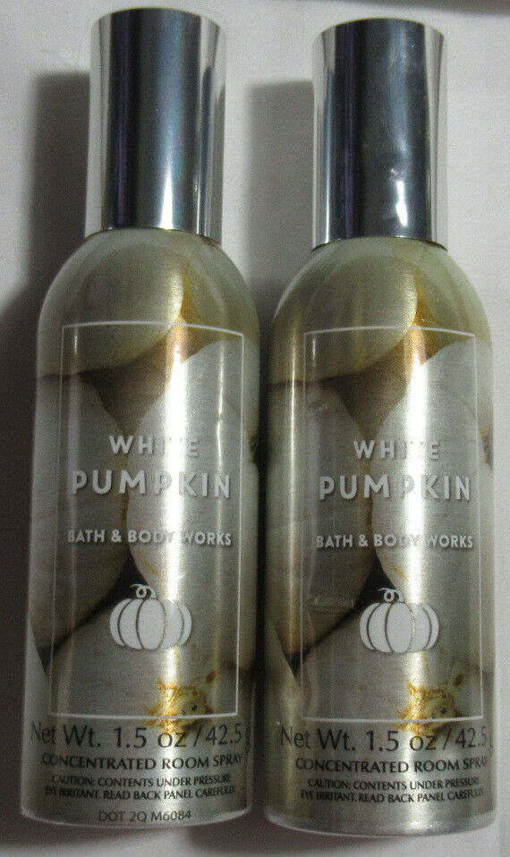 Primary image for Bath & Body Works Concentrated Room Spray WHITE PUMPKIN Lot Set of 2 fall scent