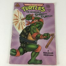 Teenage Mutant Ninja Turtles The Incredible Shrinking Turtles Storybook Vintage - £9.53 GBP