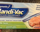 Reynolds Handi Vac Vacuum Freezer Gallon Bags 9 Count HTF Discontinued  - $10.88
