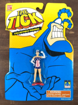 THE TICK 1994 American Maid Collectible Mini Action Figure NEW On CARD Bandai - £10.16 GBP