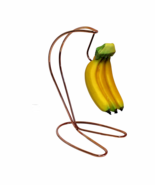 Rose Gold Banana Tree Hanger Fruit Holder Table Top Chrome Self Standing... - $21.33 CAD