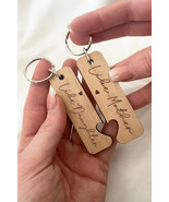 Light French Beige Like Mother Like Daughter Wooden Pendent with Self-as... - $8.47 CAD