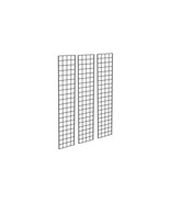1&#39; x 5&#39; BLACK GRIDWALL PANELS SET OF 3 GRID WALL DISPLAY - $1,677.42 MXN