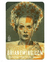Bride of Frankenstein Brian Ewing 2015 Handbill Making It Art Documentary Promo - £19.74 GBP