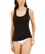 Charter Club Women&#39;s Supima Cotton Scoop Neck Camisole Tank Black Size L... - $180.68 MXN
