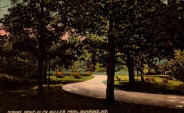 Vintage Postcard - Spring Drive, Glen Miller Park, Richmond, IND.BK43 - £2.77 GBP