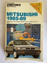 Mitsubishi Galant Mirage Precis Sigma 1985-89 Chilton&#39;s Repair And Tune-Up Guide - £18.90 GBP