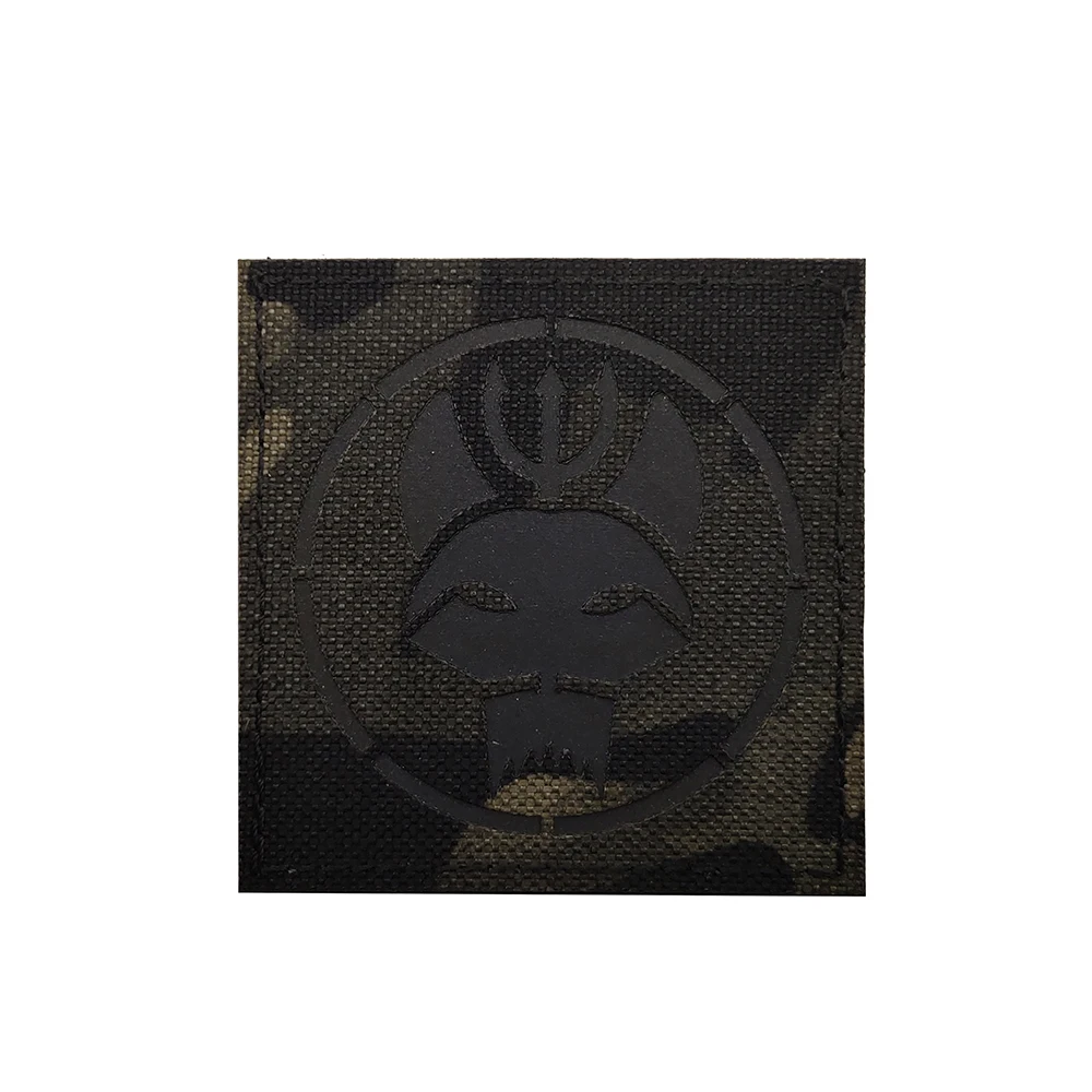 Seal Team IR Reflective Patches | SWAT Military Badge - Multicam Hook/Loop - £13.45 GBP