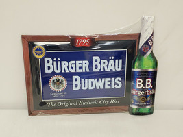 NEW SEALED Burger Brau Budweis City Beer 13x16&quot; Metal Sign - £62.57 GBP