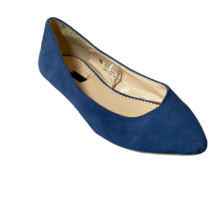 Bdg Shoes Urban Outfitter Ballet Flats Blue Suede Leather Women&#39;s Size 8M New - £23.65 GBP