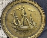 Vintage Sunshine Biscuits Spanish Galleon Ship Tin Nautical Wall Hanging... - $8.91