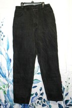 Vintage Gitano Black Denim Mom Jeans Size 14 Average Straight Leg High Rise  - £31.29 GBP
