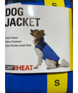 32 Degrees Heat Dog S Jacket Blue Easy Access Leash Hole Small - $11.88