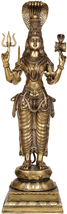 39&quot; Large Size Goddess Parvati as Durga In Brass | Handmade | Home Decor - $2,299.00