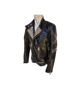 Genuine Exotic Snakeskin Leather Punk Jacket for Men - $2,000.00