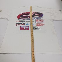 Vintage 1994 Fruit of the Loom TEAM SIR RACEWAY Men's XL White Graphic T Shirt image 13
