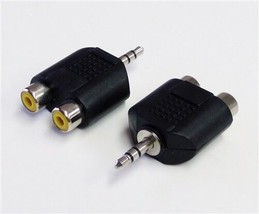 Tera Grand - ADP-35M-RCAFX2 - 3.5mm Stereo Plug to RCA F X2 Adapter - $9.95