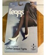 Women&#39;s L&#39;eggs 360 degrees contour Coffee Opaque Tights 60 Denier Medium... - $254.55 MXN