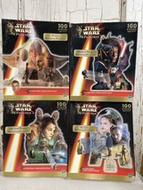 Set of 4 Vintage 1999 Star Wars Episode 1 Hasbro Shaped Puzzles 100 Piec... - £18.67 GBP