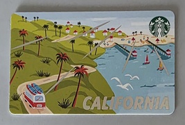 Starbucks 2020 California Vacation Collectible Recyclable Gift Card New ... - $2.49