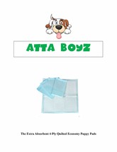 300ct 23x36 Atta Boyz Econo Quilt Xtra Absorb Puppy Training Piddle Pads... - £66.85 GBP