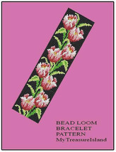 Bead Loom Tulips Floral Border Tulips Flowers Bracelet Pattern PDF BP_46 - $5.50