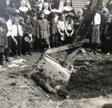 1920-1945 Defender RPPC School Children Watching Backhoe Excavator Postcard Nuns - £16.49 GBP