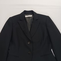 Tahari Arthur S. Levine Petite Women’s 2P Black Blazer Two-Buttons Career Work image 12
