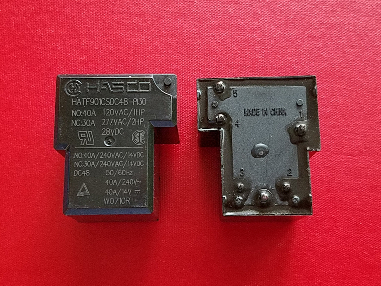 HATF901CSDC48-P130, 48VDC Relay, HASCO Brand New!!