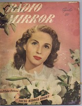 ORIGINAL Vintage April 1947 Radio Mirror Magazine Susan Douglas - $29.69